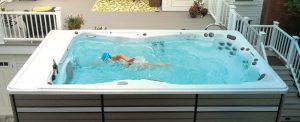 Get fit at home with a swim spa